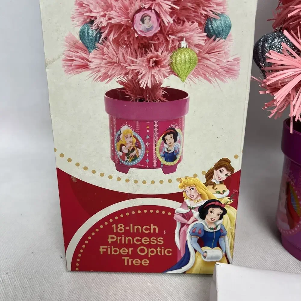 Vintage Disney 18 inch princess fiber optic tree With Box Tested Works Great